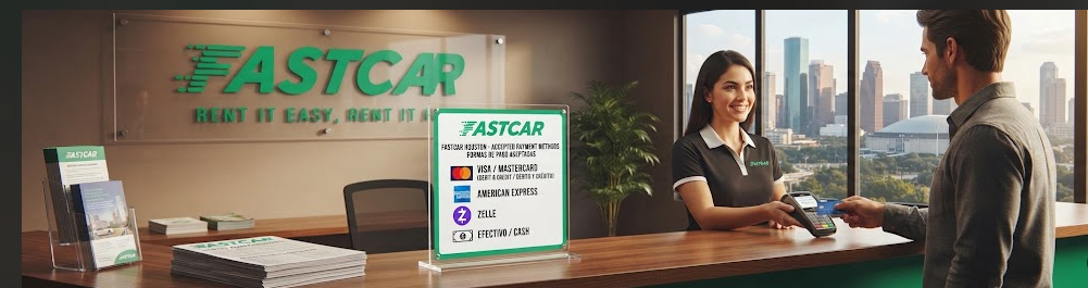 Formas de Pago para Rentar un Auto en Houston con FASTCAR